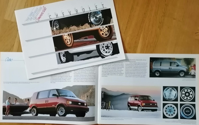 1989 Chevrolet Astro Blazer jne esite - suom-- 28 sivua