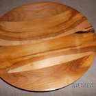 Massiivinen puinen design lautanen 30cm - pikkukuva 1