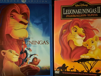LEIJONAKUNINGAS & LEIJONAKUNINGAS 2 DVD SUOMIPUHE