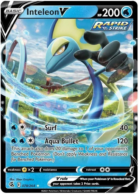 Inteleon V 078/264 - Fusion Strike - NM/M