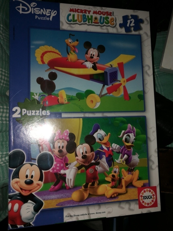 Mikki Hiiri Mickey Mouse puzzle 2 kpl palapeli