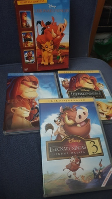 LEIJONAKUNINGAS Trilogia ( 3 x DVD )