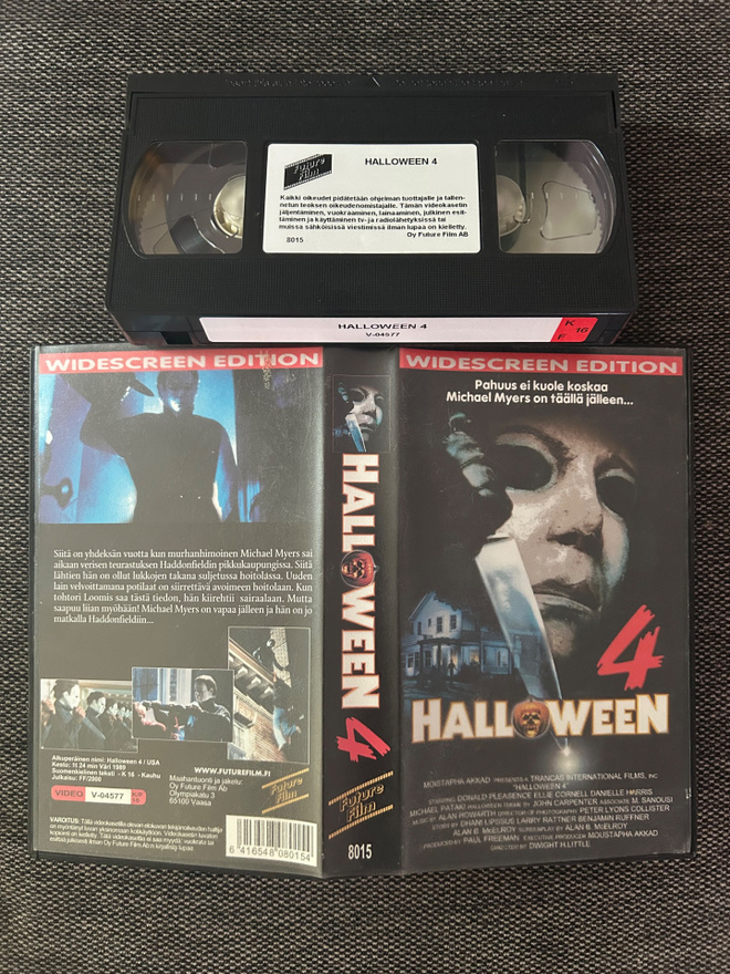 Halloween 4 - The Return Of Michael Myers 1988 VHS FI