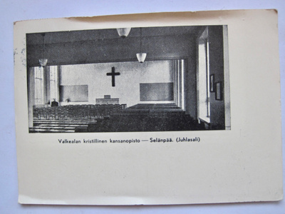 VANHA Postikortti Selänpää Valkeala Kouvola 1951