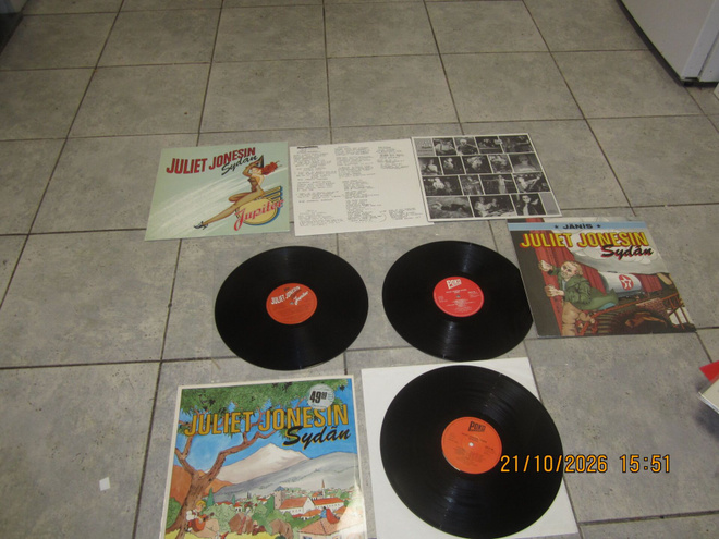 Juliet Jonesin Sydän - 3x LP (Roistot, Jänis, Jupiter) Orig,