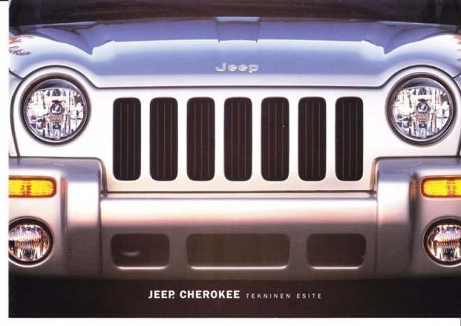Jeep Cherokee -tekninen esite, 2002