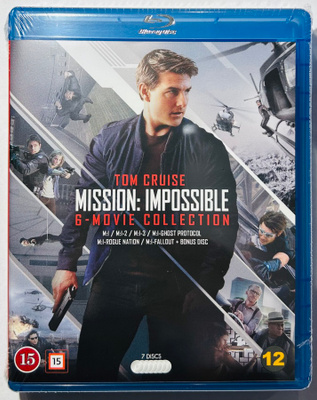 MISSION: IMPOSSIBLE: 6-Movie Collection - Blu-ray Boxi, uusi