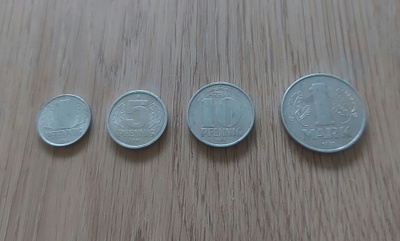 DDR / Itä-Saksa pennikolikot setti