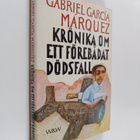 Gabriel Garcia Marquez : Krönika om ett förebådat dödsfall - pikkukuva 1