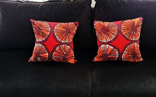 Marimekko 40 x 40 cm appelsiini koriste tyynynpääliset 2kpl