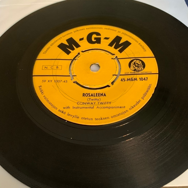 CONWAY TWITTY: Rosaleena * Halfway To Heaven * FIN 1959