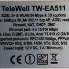 TeleWell TW-EA511 ADSL2+ WLAN -modeemi - pikkukuva 3