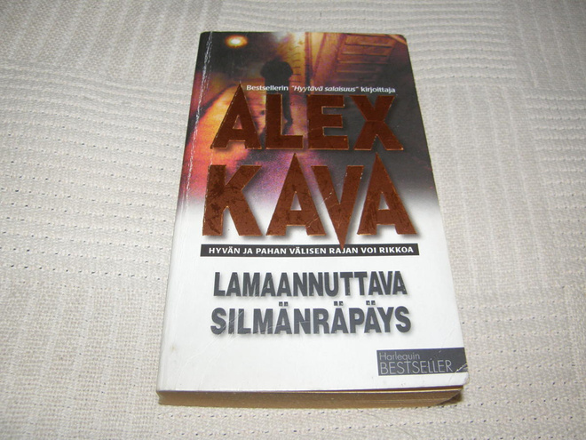 Alex Kava Lamaannuttava silmänräpäys  -nid