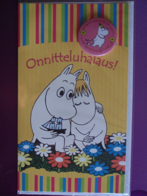 Muumien onnitteluhalaus tk plus kuori