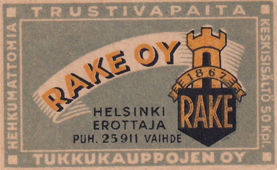 Helsinki, RAKE Oy   8/15