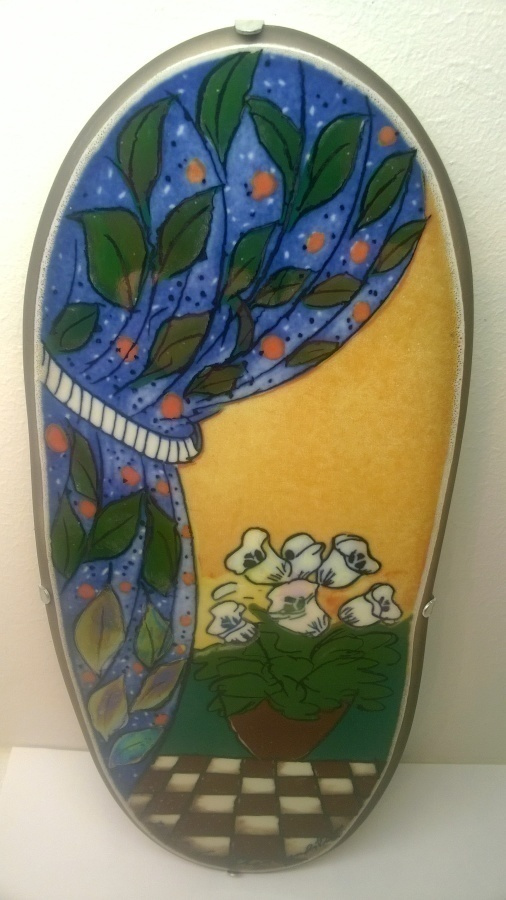 Arabia Heljä Liukko-Sundström, Kodin ilo seinälaatta, 1993