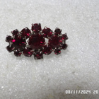Komea Rintakoru Punertavilla kivillä komee, koko 3 x 1,8mm, - pikkukuva 2