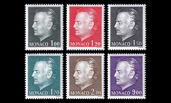 Monaco 1325-30 ** Käyttösarja Rainier III (1978)