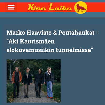 Kino Laika - Marko Haavisto & Poutahaukat lippu