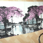 Vallilan valmisverho 250 x 59cm Aurajoki - pikkukuva 5