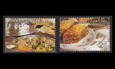 Bosnia-Hertsegovina 389-90 ** Europa gastronomia (2005)