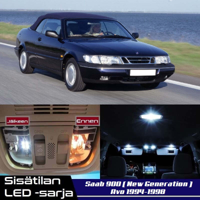 Saab 900 New Avo Sisätilan LED-sarja 12-osainen