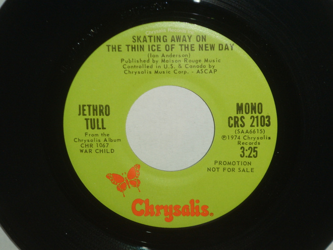 Jethro Tull 7" Skating Away On The Thin Ice .... MONO/STEREO