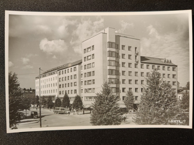 VANHA Postikortti Lahti 1950-l Alkup.Mallikappale