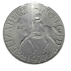 ENGLANTI 25 NEW PENCE 1977 SILVER JUBILEE QUEEN ELIZABETH II - pikkukuva 1