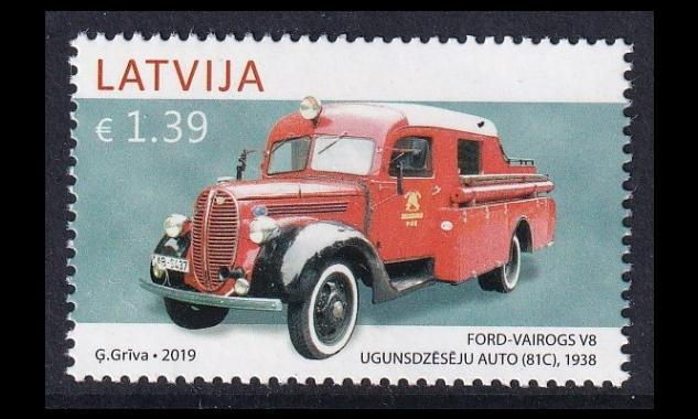 Latvia 1075 ** Moottorimuseo auto (2019)