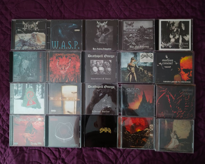 145 kpl CD Black, Death, Trash, Heavy