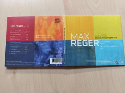 MAX REGER - SONATES CLARINETTE & PIANO orig. GER 2009 CD