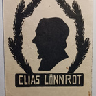 Elias Lönnrot, siluettikuva ja havukehys, ei p. - pikkukuva 1