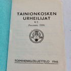 Toimihenkilöluettelo Tainionkosken Urheilijat Imatra 1946 - pikkukuva 2