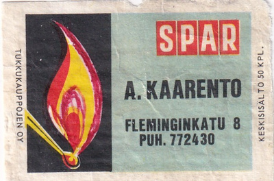 A. Kaarento, Fleminginkatu 8  SPAR  6/9
