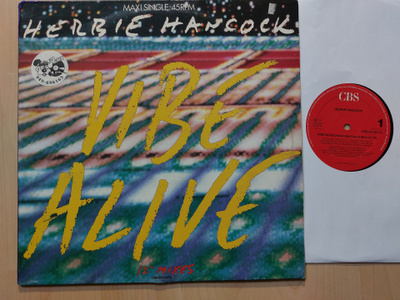 HERBIE HANCOCK – VIBE ALIVE orig. EU 1988 12'' 45 rpm