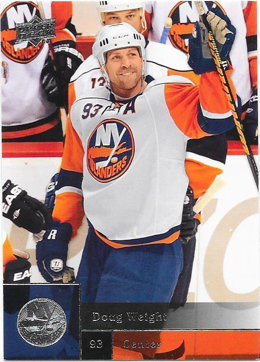 2009-10 Upper Deck #61 Doug Weight New York Islanders