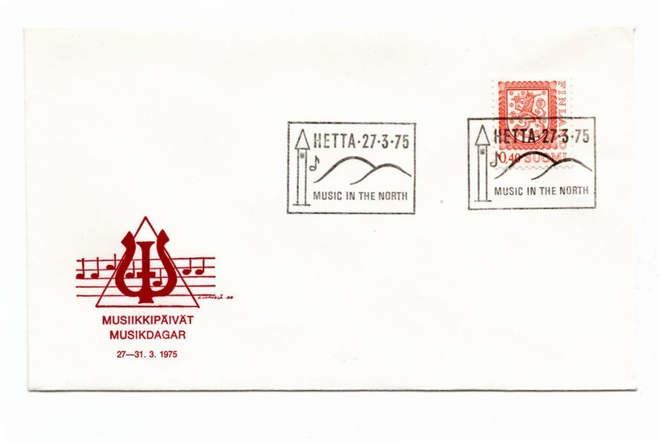Hetta: Musiikkipäivät ( erikoisleima 27.3.1975)