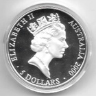 Australian 5 dollars - Elizabeth II 3rd Portrait - Sydney 20 - pikkukuva 2