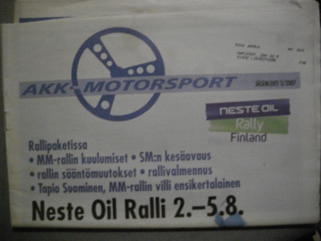 AKK-Motorsport Nro 3/2007 (10.11)