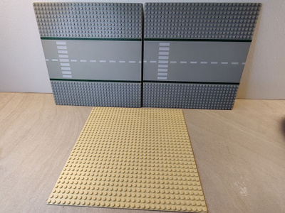 Lego alustat 3 kpl