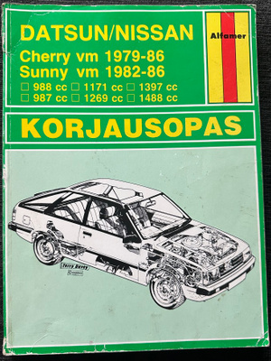 Alfamer S13 Datsun /Nissan Cherry ja Sunny - korjausopas