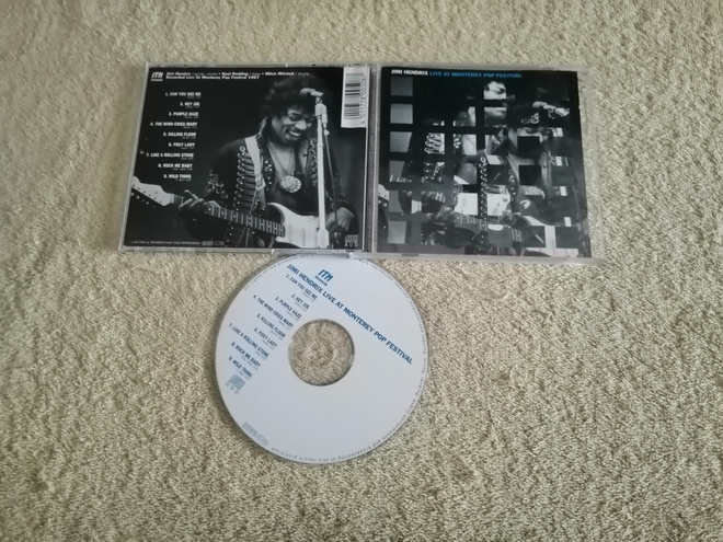JIMI HENDRIX - Live At Monterey Pop Festival CD