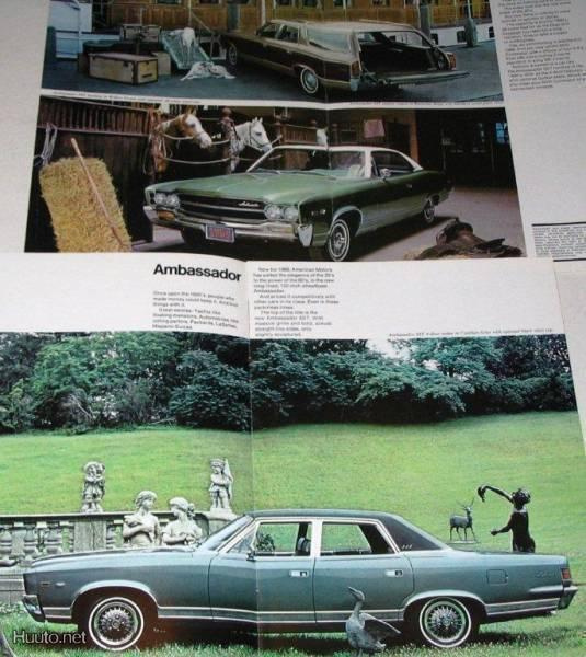 1969 Rambler Ambassador  esite - KUIN UUSI - AMC