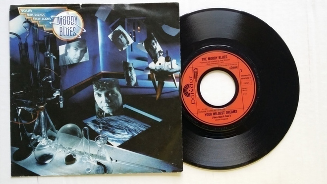 The Moody Blues Your Wildest Dreams  7" sinkku