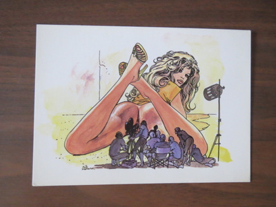 Milo Manara: Brigitte Bardot sarjakuvakortti