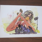 Milo Manara: Brigitte Bardot sarjakuvakortti - pikkukuva 1