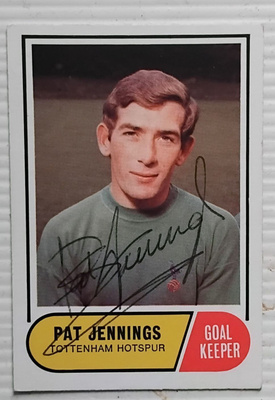 Pat Jennings Tottenham signed