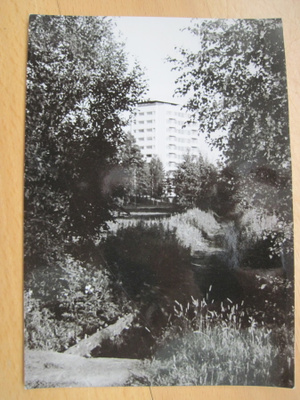 VANHA Postikortti Espoo Tapiola 1950-l Alkup. Mallikappale