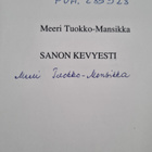 Meeri Tuokko-Mansikka : Sanon kevyesti (tekijän omiste) - pikkukuva 3